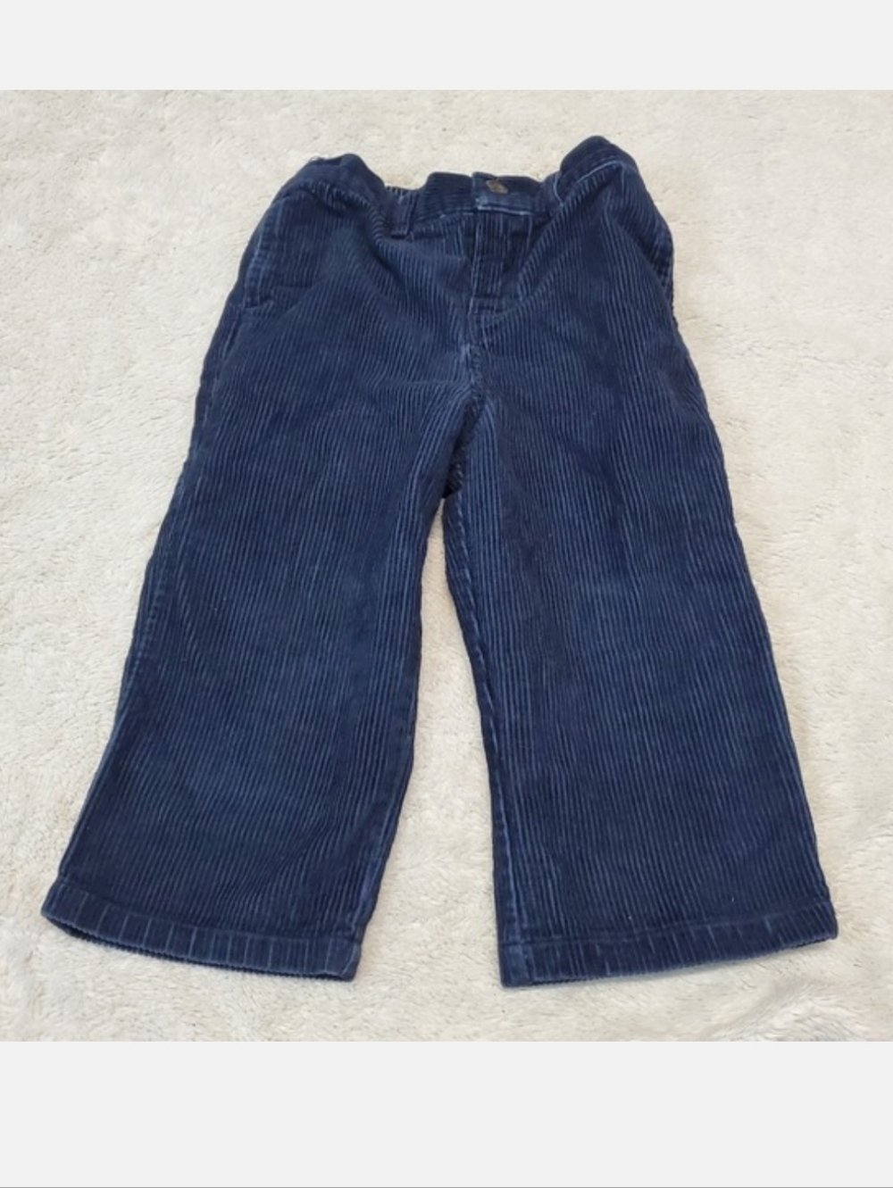 Ralph Lauren Blue Label Blue Corduroy Casual Classic Pants Boy Girl 18 months